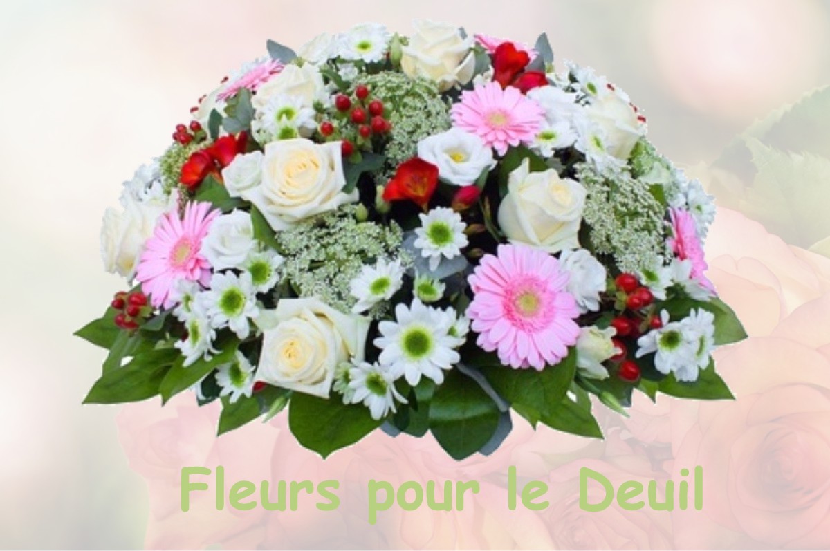 fleurs deuil MONTMARLON